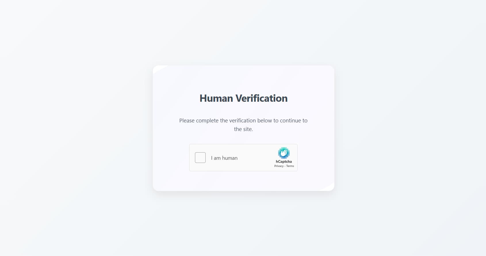 captcha page dark