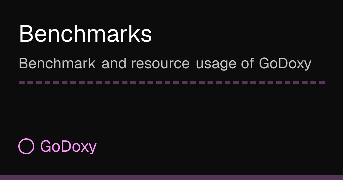 Benchmarks