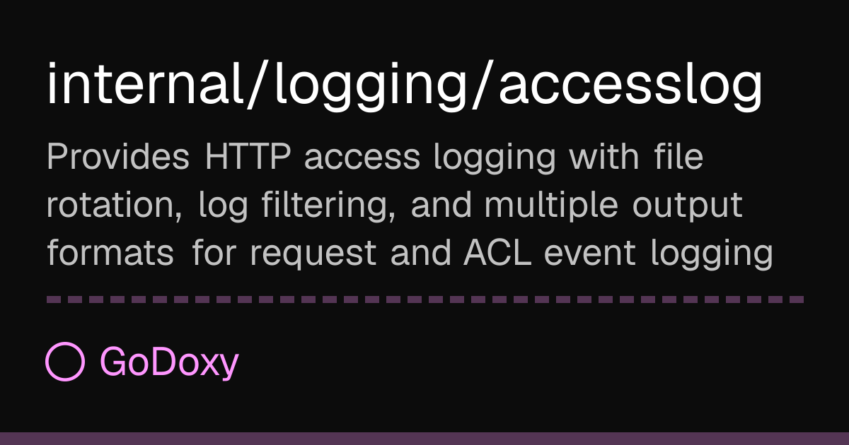 internal/logging/accesslog